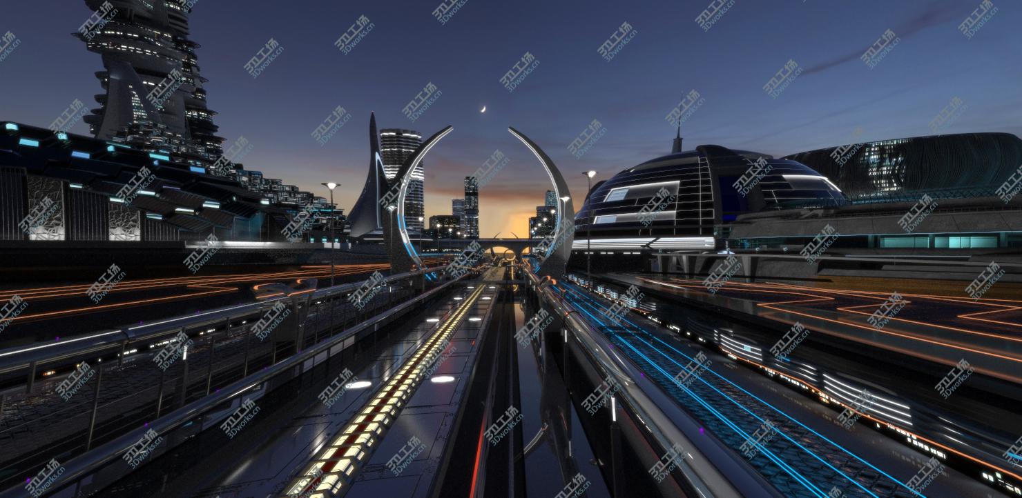images/goods_img/202104094/3D 3D Night City of the Future. Pegasus/1.jpg